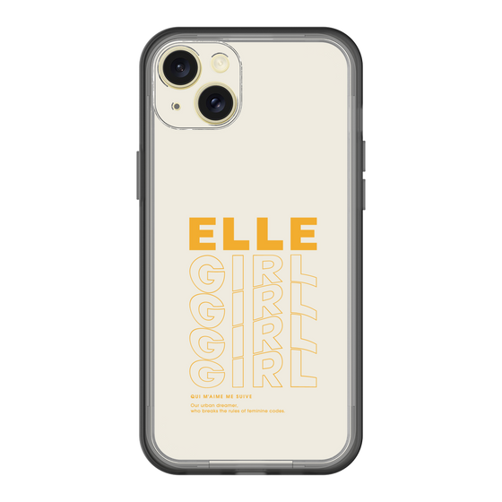 スリムプロテクションプレミアムケース［ ELLEgirl - ロゴ ］