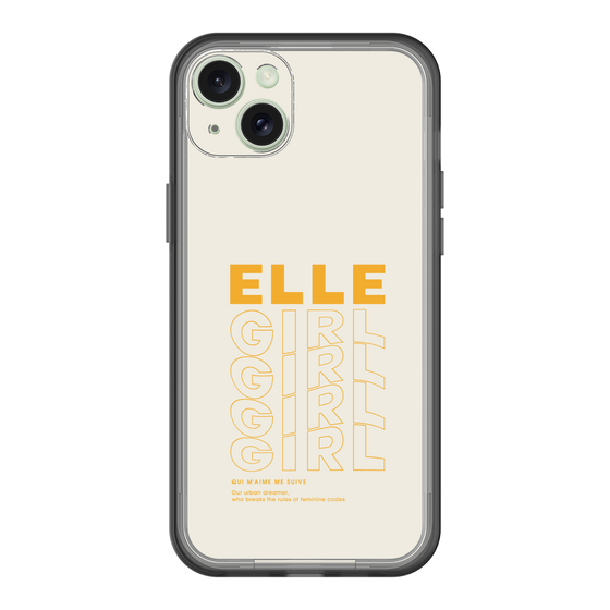 スリムプロテクションプレミアムケース［ ELLEgirl - ロゴ ］