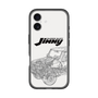 スリムプロテクションプレミアムケース［ Jimny SUPER SUZY - Jimny Line drawing - White ］