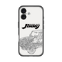 スリムプロテクションプレミアムケース［ Jimny SUPER SUZY - Jimny Line drawing - White ］