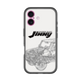 スリムプロテクションプレミアムケース［ Jimny SUPER SUZY - Jimny Line drawing - White ］