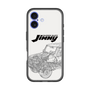 スリムプロテクションプレミアムケース［ Jimny SUPER SUZY - Jimny Line drawing - White ］