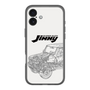スリムプロテクションプレミアムケース［ Jimny SUPER SUZY - Jimny Line drawing - White ］