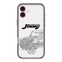 スリムプロテクションプレミアムケース［ Jimny SUPER SUZY - Jimny Line drawing - White ］