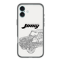 スリムプロテクションプレミアムケース［ Jimny SUPER SUZY - Jimny Line drawing - White ］