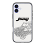 スリムプロテクションプレミアムケース［ Jimny SUPER SUZY - Jimny Line drawing - White ］