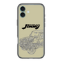 スリムプロテクションプレミアムケース［ Jimny SUPER SUZY - Jimny Line drawing - Beige ］