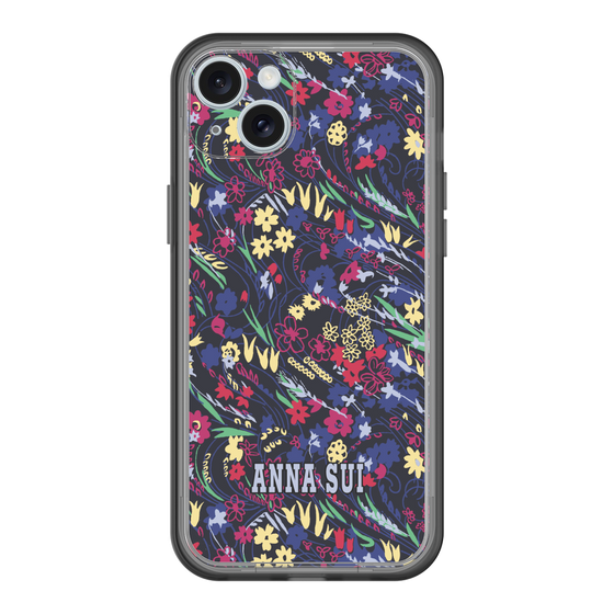 スリムプロテクションプレミアムケース［ ANNA SUI - スワーリングフワラー ］