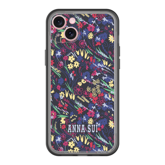 スリムプロテクションプレミアムケース［ ANNA SUI - スワーリングフワラー ］