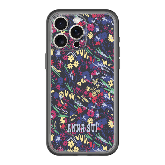 スリムプロテクションプレミアムケース［ ANNA SUI - スワーリングフワラー ］