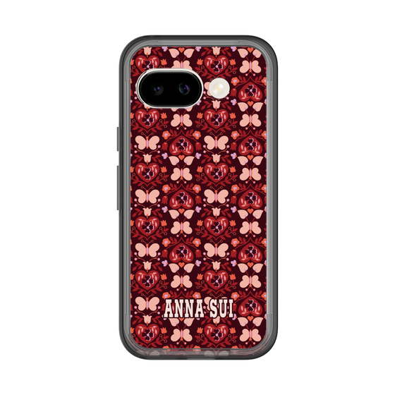 スリムプロテクションプレミアムケース［ ANNA SUI - バタフライハーツ - レッド ］