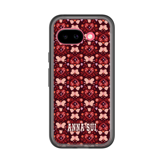 スリムプロテクションプレミアムケース［ ANNA SUI - バタフライハーツ - レッド ］