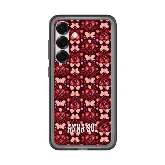 スリムプロテクションプレミアムケース［ ANNA SUI - バタフライハーツ - レッド ］