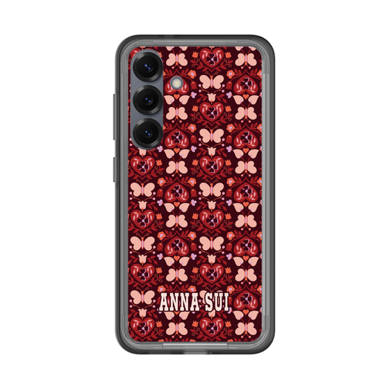 スリムプロテクションプレミアムケース［ ANNA SUI - バタフライハーツ - レッド ］