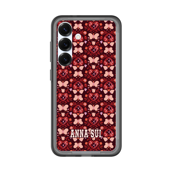 スリムプロテクションプレミアムケース［ ANNA SUI - バタフライハーツ - レッド ］