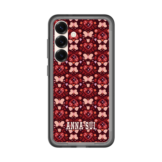 スリムプロテクションプレミアムケース［ ANNA SUI - バタフライハーツ - レッド ］