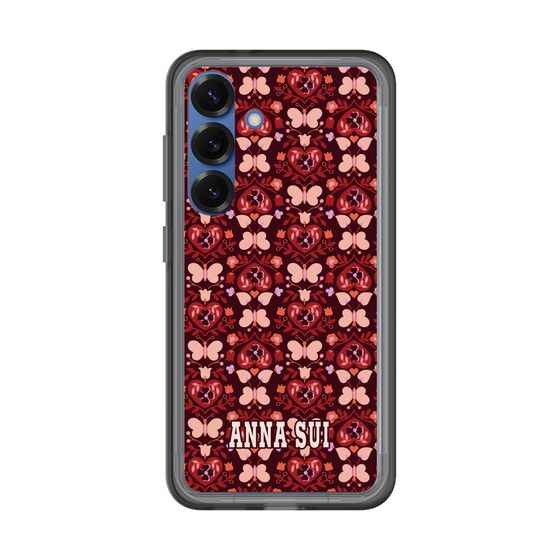 スリムプロテクションプレミアムケース［ ANNA SUI - バタフライハーツ - レッド ］