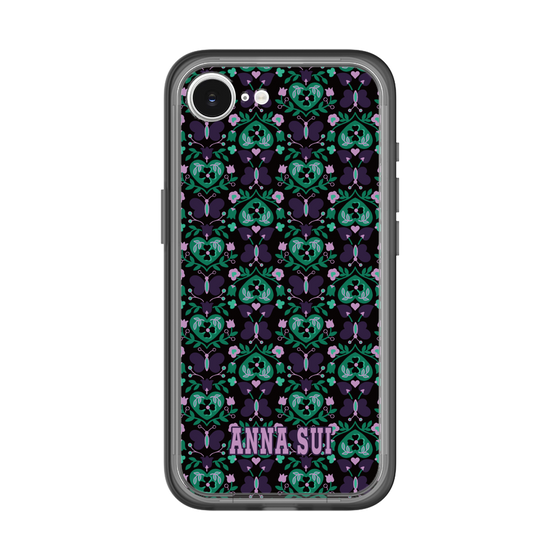 スリムプロテクションプレミアムケース［ ANNA SUI - バタフライハーツ - グリーン ］