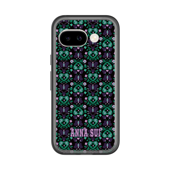 スリムプロテクションプレミアムケース［ ANNA SUI - バタフライハーツ - グリーン ］