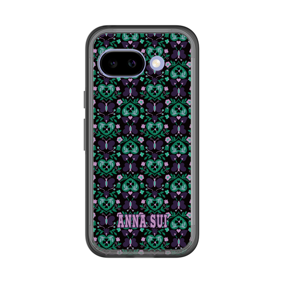 スリムプロテクションプレミアムケース［ ANNA SUI - バタフライハーツ - グリーン ］