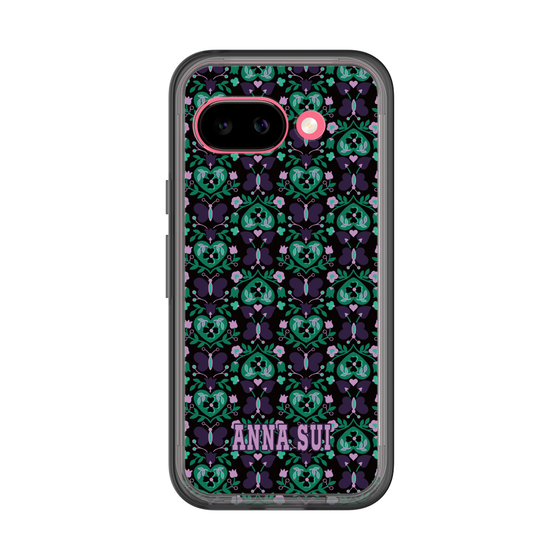 スリムプロテクションプレミアムケース［ ANNA SUI - バタフライハーツ - グリーン ］