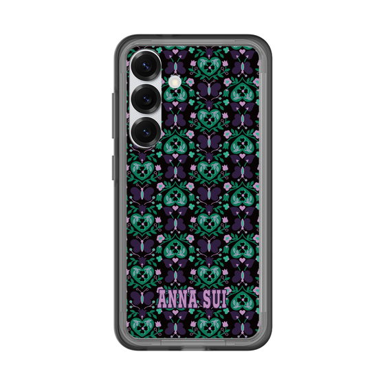 スリムプロテクションプレミアムケース［ ANNA SUI - バタフライハーツ - グリーン ］