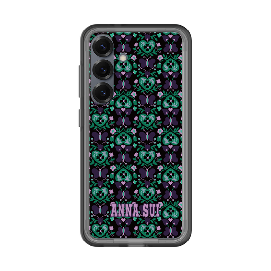 スリムプロテクションプレミアムケース［ ANNA SUI - バタフライハーツ - グリーン ］