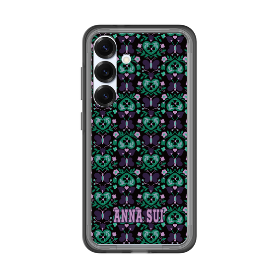 スリムプロテクションプレミアムケース［ ANNA SUI - バタフライハーツ - グリーン ］