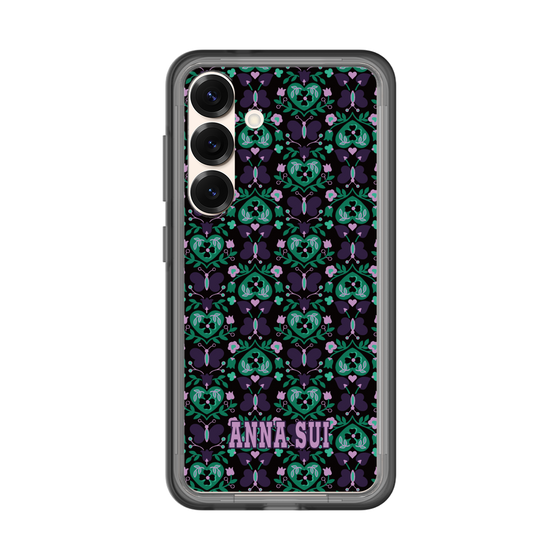 スリムプロテクションプレミアムケース［ ANNA SUI - バタフライハーツ - グリーン ］