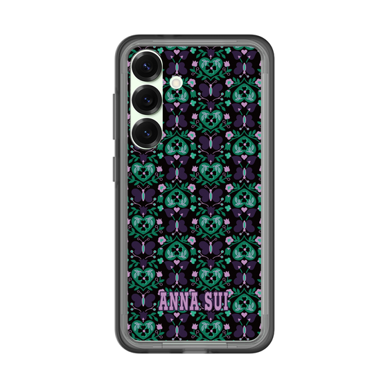 スリムプロテクションプレミアムケース［ ANNA SUI - バタフライハーツ - グリーン ］
