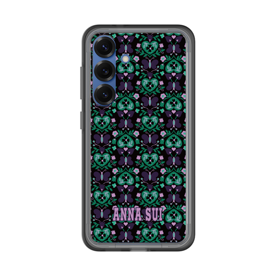 スリムプロテクションプレミアムケース［ ANNA SUI - バタフライハーツ - グリーン ］