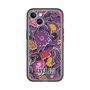 スリムプロテクションプレミアムケース［ ANNA SUI - ガーデンフワラー - マゼンタ ］