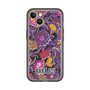 スリムプロテクションプレミアムケース［ ANNA SUI - ガーデンフワラー - マゼンタ ］