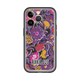 スリムプロテクションプレミアムケース［ ANNA SUI - ガーデンフワラー - マゼンタ ］