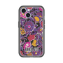 スリムプロテクションプレミアムケース［ ANNA SUI - ガーデンフワラー - マゼンタ ］