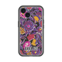 スリムプロテクションプレミアムケース［ ANNA SUI - ガーデンフワラー - マゼンタ ］