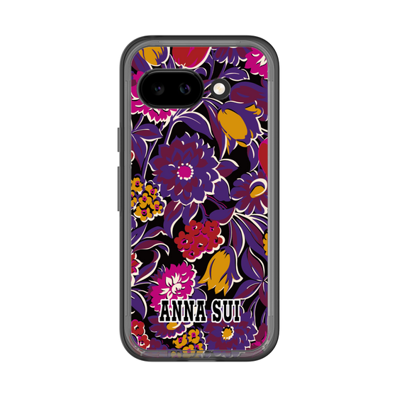 スリムプロテクションプレミアムケース［ ANNA SUI - ガーデンフワラー - マゼンタ ］