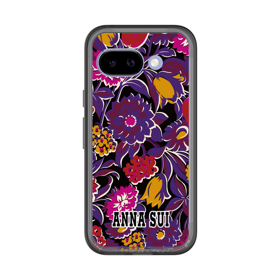スリムプロテクションプレミアムケース［ ANNA SUI - ガーデンフワラー - マゼンタ ］
