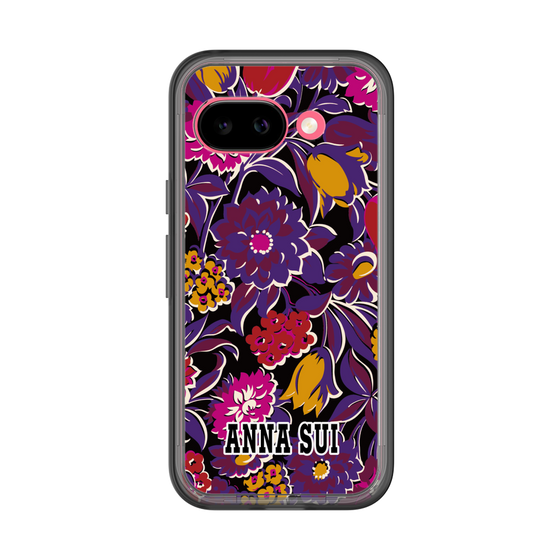 スリムプロテクションプレミアムケース［ ANNA SUI - ガーデンフワラー - マゼンタ ］
