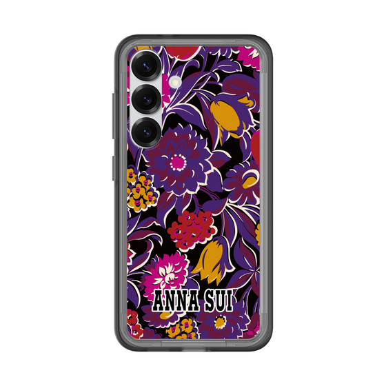 スリムプロテクションプレミアムケース［ ANNA SUI - ガーデンフワラー - マゼンタ ］