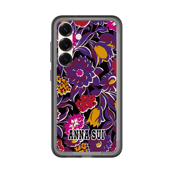 スリムプロテクションプレミアムケース［ ANNA SUI - ガーデンフワラー - マゼンタ ］
