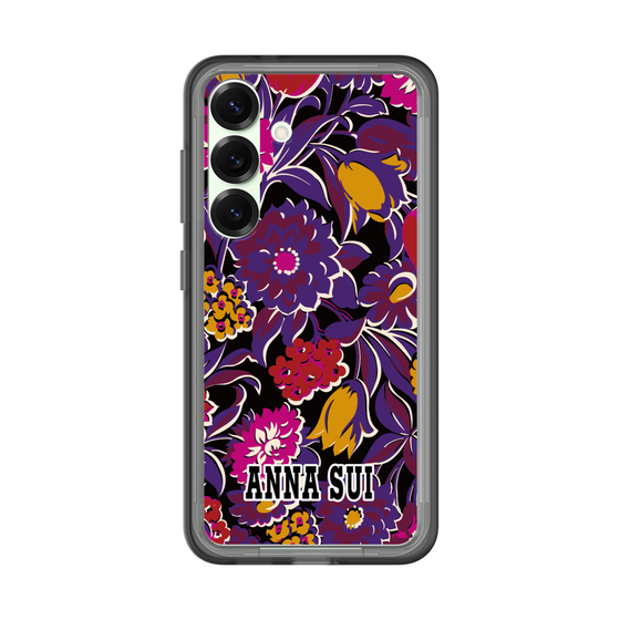 スリムプロテクションプレミアムケース［ ANNA SUI - ガーデンフワラー - マゼンタ ］