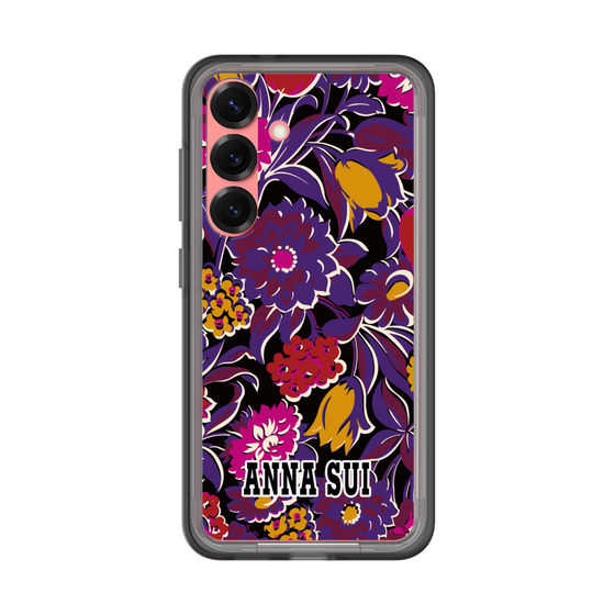 スリムプロテクションプレミアムケース［ ANNA SUI - ガーデンフワラー - マゼンタ ］