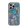 スリムプロテクションプレミアムケース［ ANNA SUI - ガーデンフワラー - シアン ］