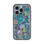 スリムプロテクションプレミアムケース［ ANNA SUI - ガーデンフワラー - シアン ］