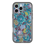 スリムプロテクションプレミアムケース［ ANNA SUI - ガーデンフワラー - シアン ］