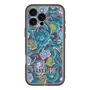 スリムプロテクションプレミアムケース［ ANNA SUI - ガーデンフワラー - シアン ］