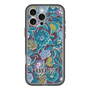 スリムプロテクションプレミアムケース［ ANNA SUI - ガーデンフワラー - シアン ］