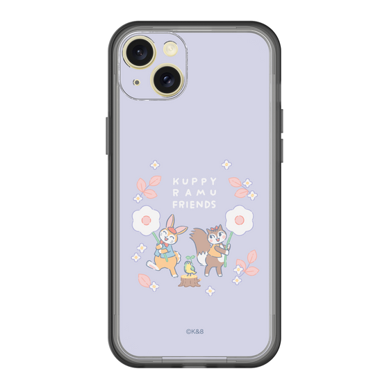 スリムプロテクションプレミアムケース［ クピラムフレンズ - フラワー ］