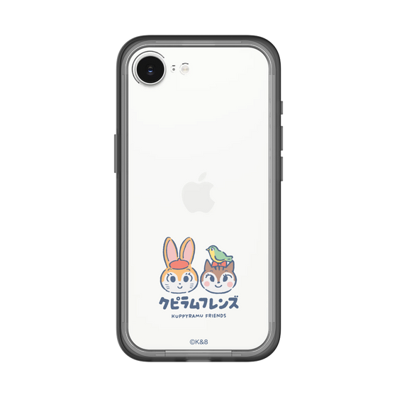スリムプロテクションプレミアムケース［ クピラムフレンズ - ロゴ - 仲良し ］